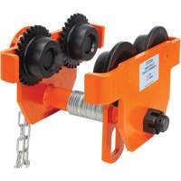 Adjustable Trolley with Safety Plates, 10000 lbs. (5 tons) Capacity, 4-14/16" - 6-7/8" Auto Electric Service Ltd.