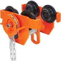 Adjustable Trolley with Safety Plates, 10000 lbs. (5 tons) Capacity, 4-14/16" - 6-7/8" Auto Electric Service Ltd.