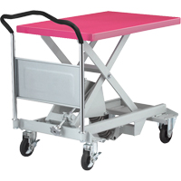 Table avec nivellement &agrave; ciseaux Dandy Lift, 35-8/10" lo x 23-6/10" lo, Acier, Capacit&eacute; 1100 lb Auto Electric Service Ltd.
