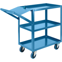 Order Picking Carts, 36" H x 18" W x 46" D, 3 Shelves, 1200 lbs. Capacity Auto Electric Service Ltd.