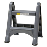 Escabeau repliable, 2 marches, 19-1/2" x 20-1/2" x Hauteur 22-3/4" Auto Electric Service Ltd.