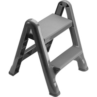 Escabeau repliable, 2 marches, 19-1/2" x 20-1/2" x Hauteur 22-3/4" Auto Electric Service Ltd.