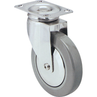 Roulette, Pivotant, 3" (76 mm), Caoutchouc, 125 lb (57 kg) Auto Electric Service Ltd.