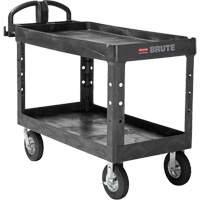 Chariot utilitaire robuste, 2 tiers, 25-1/4" x 33-1/4" x 55", Capacit&eacute; 750 lb Auto Electric Service Ltd.