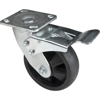 Hi-Temp Caster, Swivel with Brake, 6" (152.4 mm), Nylon, 880 lbs. (399 kg.) Auto Electric Service Ltd.