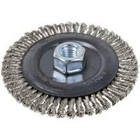 Stringer Bead Brush, 5" Dia., 0.022" Fill, 5/8"-11 Arbor, Stainless Steel Auto Electric Service Ltd.