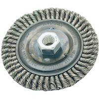 Stringer Bead Brush, 4" Dia., 0.022" Fill, 5/8"-11 Arbor, Steel Auto Electric Service Ltd.