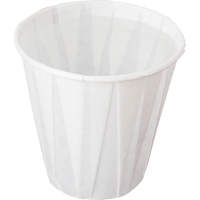 Gobelet pliss&eacute;, Papier, 5 oz, Blanc Auto Electric Service Ltd.