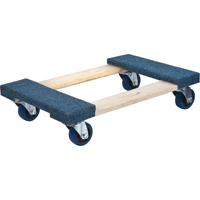 Carpeted Ends Hardwood Dolly, Wood Frame, 18" W x 24" L, 1400 lbs. Capacity Auto Electric Service Ltd.