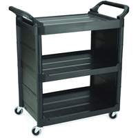 Chariot de service avec panneaux d'extr&eacute;mit&eacute;s, 3 tiers, 18-5/8" x 36-5/8" x 33-5/8", Capacit&eacute; 150 lb Auto Electric Service Ltd.