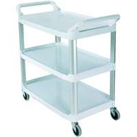 Chariot avec tablette et parois ouvrantes, 3 tiers, 40" x 37" x 20", Capacit&eacute; 300 lb Auto Electric Service Ltd.