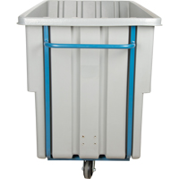 Chariot basculeur en acier, Poly&eacute;thyl&egrave;ne, 1,1 vg³, Capacit&eacute; de charge de 1250 lb Auto Electric Service Ltd.