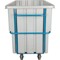 Chariot basculeur en acier, Poly&eacute;thyl&egrave;ne, 1,1 vg³, Capacit&eacute; de charge de 2000 lb Auto Electric Service Ltd.