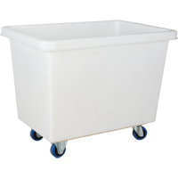 Tapered Wall Box Truck, White Polyethylene, 39" L x 27" W x 31" H, 12 cu. ft. Volume, 600 lbs. Capacity Auto Electric Service Ltd.