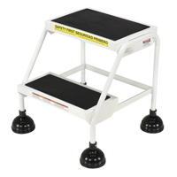 Stop-Step Ladders, 2 Steps, 16" Step Width, 18-9/16" Platform Height, Steel Auto Electric Service Ltd.