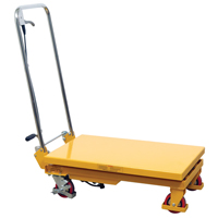 Hydraulic Scissor Lift Table, 17.75" L x 27.5" W/27-1/2" L x 17-3/4" W, Steel, 330 lbs. Capacity Auto Electric Service Ltd.
