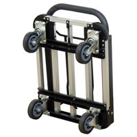 Chariot &agrave; plateforme avec poign&eacute;e pliante, Aluminium, 300 lb, 28" lo x 16" la, Hauteur 37,75" Auto Electric Service Ltd.