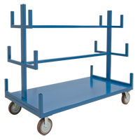 Mobile Pipe & Bar Rack, Steel, 48" W x 36" D x 60" H, 3000 lbs. Capacity Auto Electric Service Ltd.