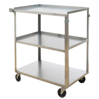 Shelf Carts, 3 Tiers, 17-5/8" W x 33" H x 27-1/8" D, 300 lbs. Capacity Auto Electric Service Ltd.