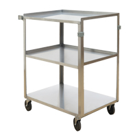 Shelf Carts, 3 Tiers, 18" W x 32" H x 27-3/8" D, 500 lbs. Capacity Auto Electric Service Ltd.