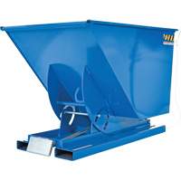 Conteneur autobasculeur, Acier, 1 vg³, Bleu Auto Electric Service Ltd.