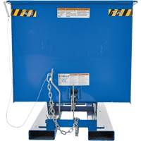 Conteneur autobasculeur, Acier, 1 vg³, Bleu Auto Electric Service Ltd.