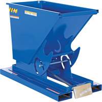 Self-Dumping Hopper, Steel, 1/3 cu.yd., Blue Auto Electric Service Ltd.