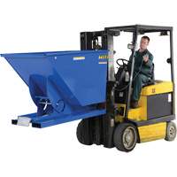 Conteneur autobasculeur, Acier, 1-1/2 vg³, Bleu Auto Electric Service Ltd.