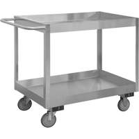 Chariot avec tablettes de calibre industriel, 2 Tiers, 18-1/8" la x 35" h x 36" p, Capacit&eacute; 1200 lb Auto Electric Service Ltd.