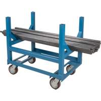 Pipe & Bar Cradle Truck, 24" L x 24" W x 34" H, 2500 lbs. Capacity, Polyurethane Wheels Auto Electric Service Ltd.