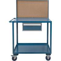 Mobile Service Cart, 2 Tiers, 24" W x 57" H x 40" D, 1200 lbs. Capacity Auto Electric Service Ltd.