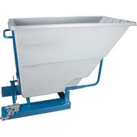 Self-Dumping Hopper, Polyethylene, 1-1/10 cu.yd, Grey Auto Electric Service Ltd.