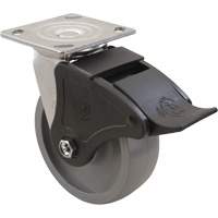 Max9 Caster, Swivel, 6" (152.4 mm), Envirothane Grey-WOW, 1100 lbs. (498.95 kg.) Auto Electric Service Ltd.