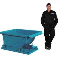 Extra Heavy-Duty Self-Dumping Hopper, Steel, 1/3 cu.yd., Blue Auto Electric Service Ltd.