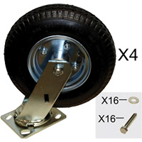 Platform Truck Pneumatic Caster Replacement Kit Auto Electric Service Ltd.