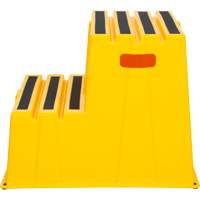 Escabeau industriel, 2 marches, 26" x 22-7/16" x Hauteur 19-11/16" Auto Electric Service Ltd.