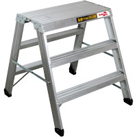 Portable Work-Stand Saw Horse, Aluminum Frame, 12-1/4" D x 36" H Auto Electric Service Ltd.