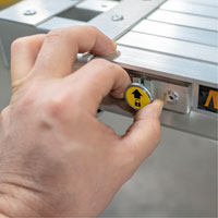 Telescoping Work Plank, 204" W x 12" D, 250 lbs. Capacity, Knocked Down Auto Electric Service Ltd.