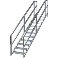 Syst&egrave;me d'escalier modulaire pour la construction de 11-16 marches SmartStairs, 120" ha Auto Electric Service Ltd.