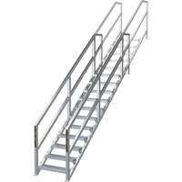 Syst&egrave;me d'escalier modulaire pour la construction de 11-16 marches SmartStairs, 120" ha Auto Electric Service Ltd.