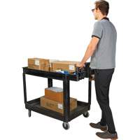 Chariot utilitaire, 2 tiers, 25-5/8" x 33-1/2" x 43-3/4", Capacit&eacute; 550 lb Auto Electric Service Ltd.