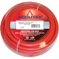 Red EPDM Industrial Air Hose Assembly, Air, Rubber, 1/2" dia. x 50', 200 psi, 1/2 NPT Auto Electric Service Ltd.