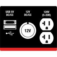 Inverter Generator, 2500 W Surge, 1800 W Rated, 4.2 L Tank Auto Electric Service Ltd.