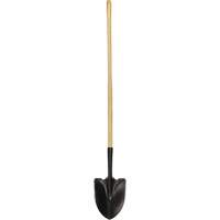 Round Point Shovel, Tempered Steel Blade, Wood, Straight Handle Auto Electric Service Ltd.