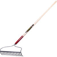 Pro Bow Rake, Wood Handle, 60" L, 16" Blade, 15 Tines Auto Electric Service Ltd.
