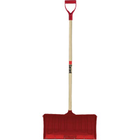 Red Snow Pusher, Polypropylene Blade, D-Grip Handle, 20-3/4" W Auto Electric Service Ltd.