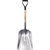 Heavy-Duty Grain & Coal Scoop Shovel, Wood, Aluminum Blade, D-Grip Handle, 27-3/4" Length Auto Electric Service Ltd.