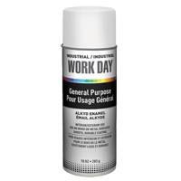 Industrial Work Day Paint, White, Gloss, 10 oz., Aerosol Can Auto Electric Service Ltd.