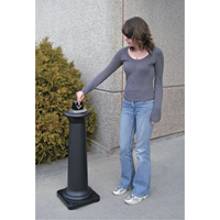 Groundskeeper Tuscan Cigarette Waste Collector, Free-Standing, Metal, 1 US gal. Capacity, 38-1/2" Height Auto Electric Service Ltd.