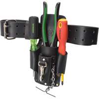 Tool Belt Pouch, Multiple Tool Holder, Leather, 4 Pockets Auto Electric Service Ltd.